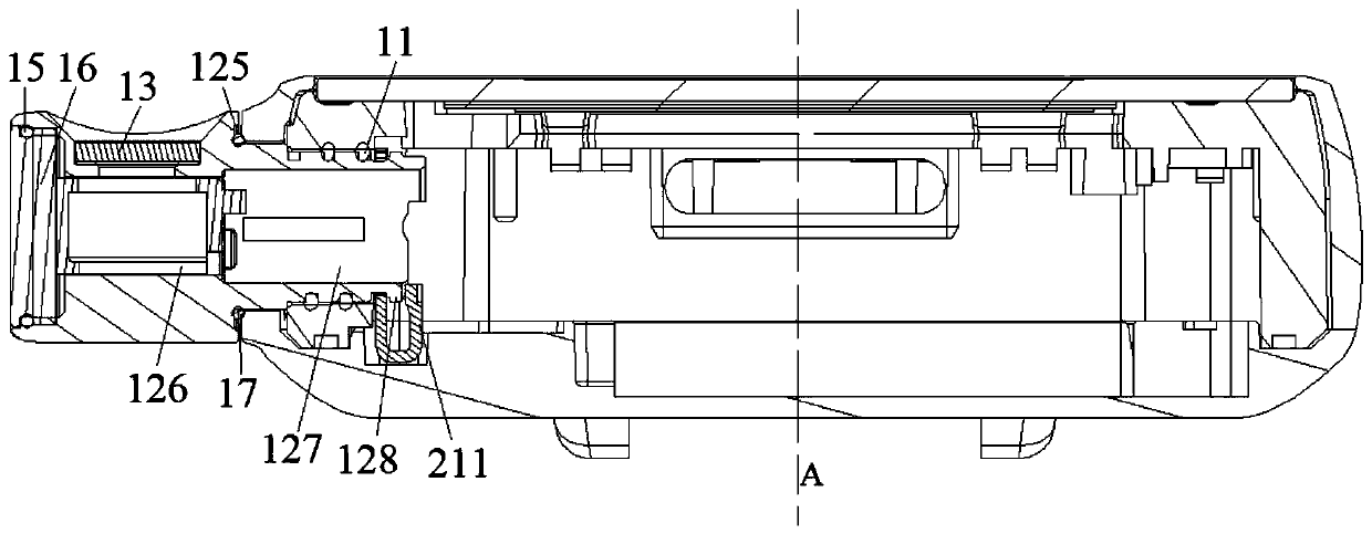 Camera fixing structure and wrist equipment