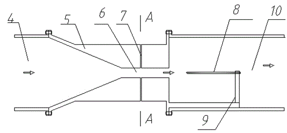 Hydraulic-ultrasonic combined microbubble generating device and system