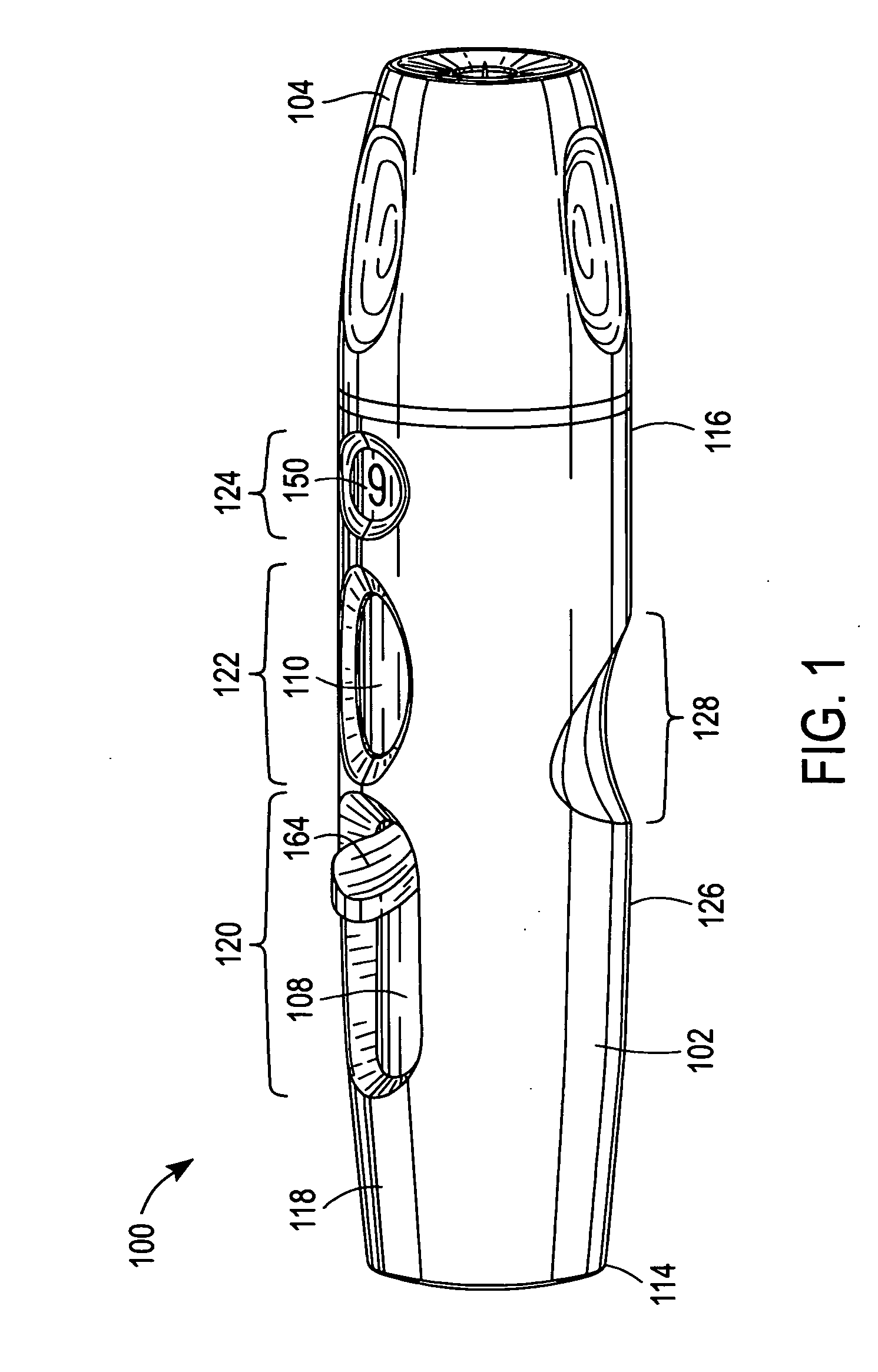 Combined lancing and auxiliary device