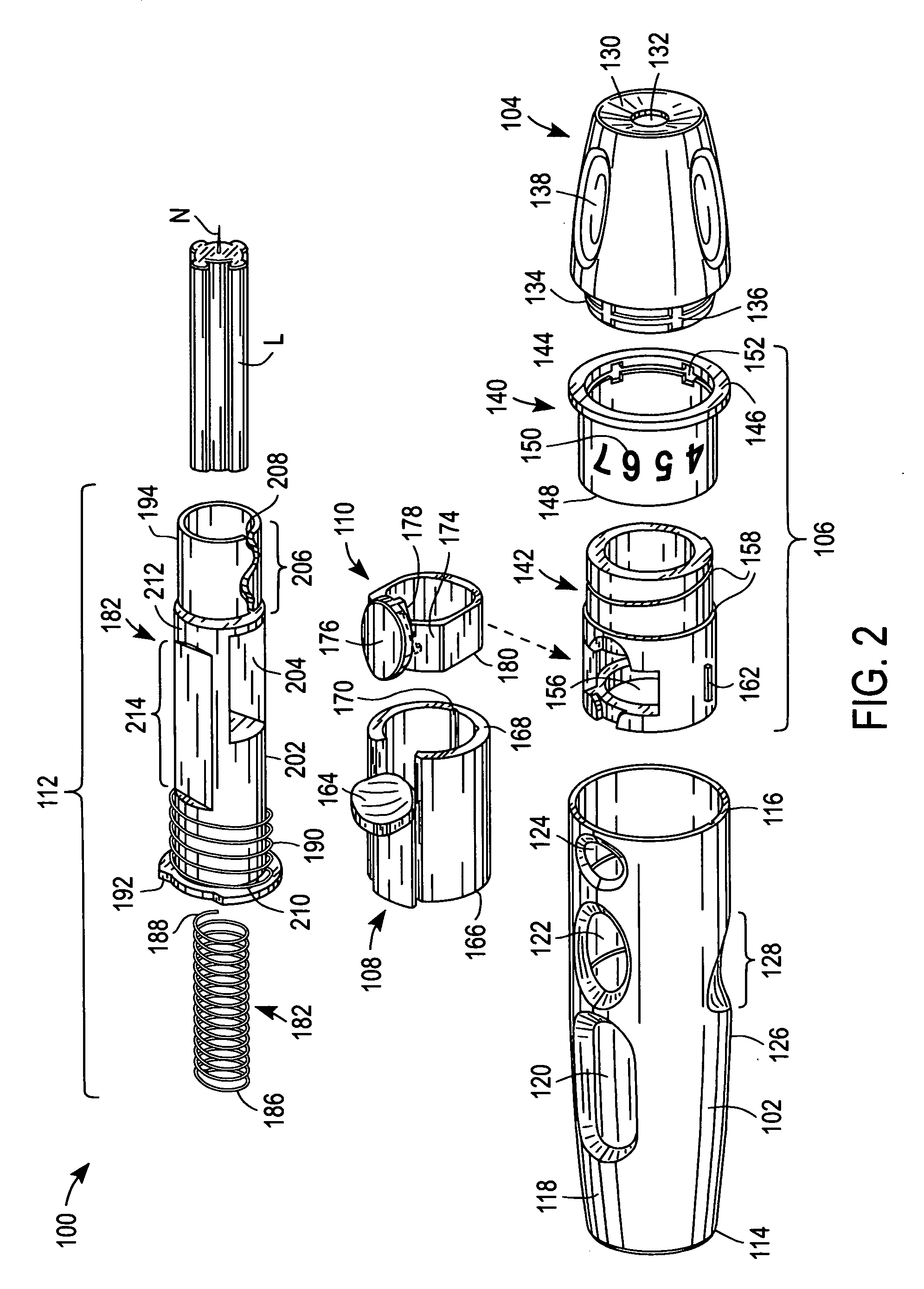 Combined lancing and auxiliary device