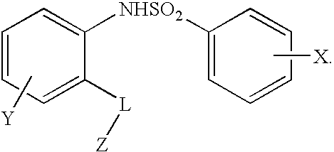 Triazolyl phenyl benzenesulfonamides