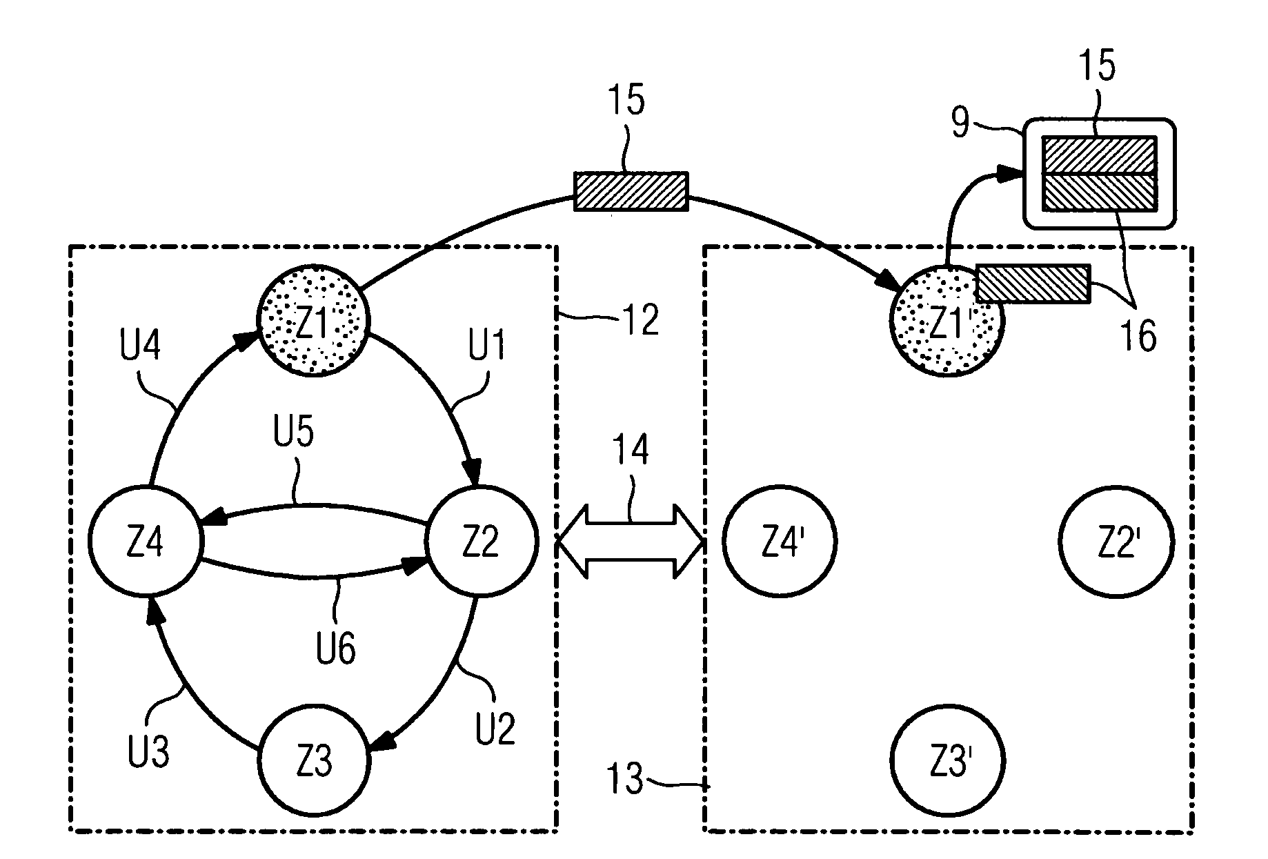 Operating Device for Exchanging data With a field Device in an Automation System