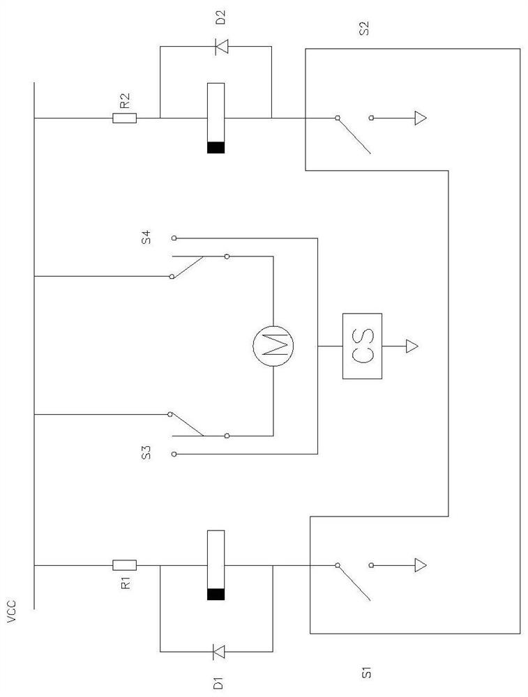 Anti-pinch lifting circuit and lifting device