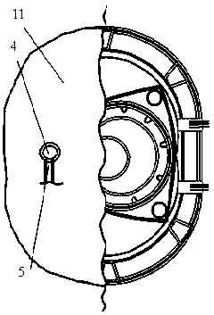 Top end sealing and lubricating device of rotary engine