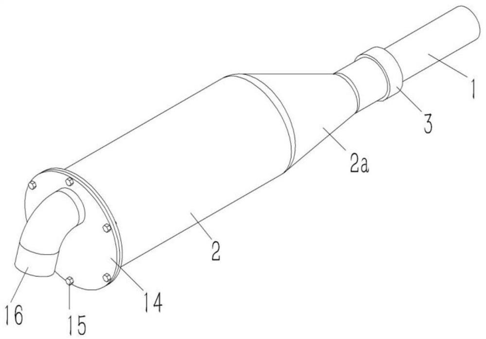 Multi-loop type silencer on motorcycle