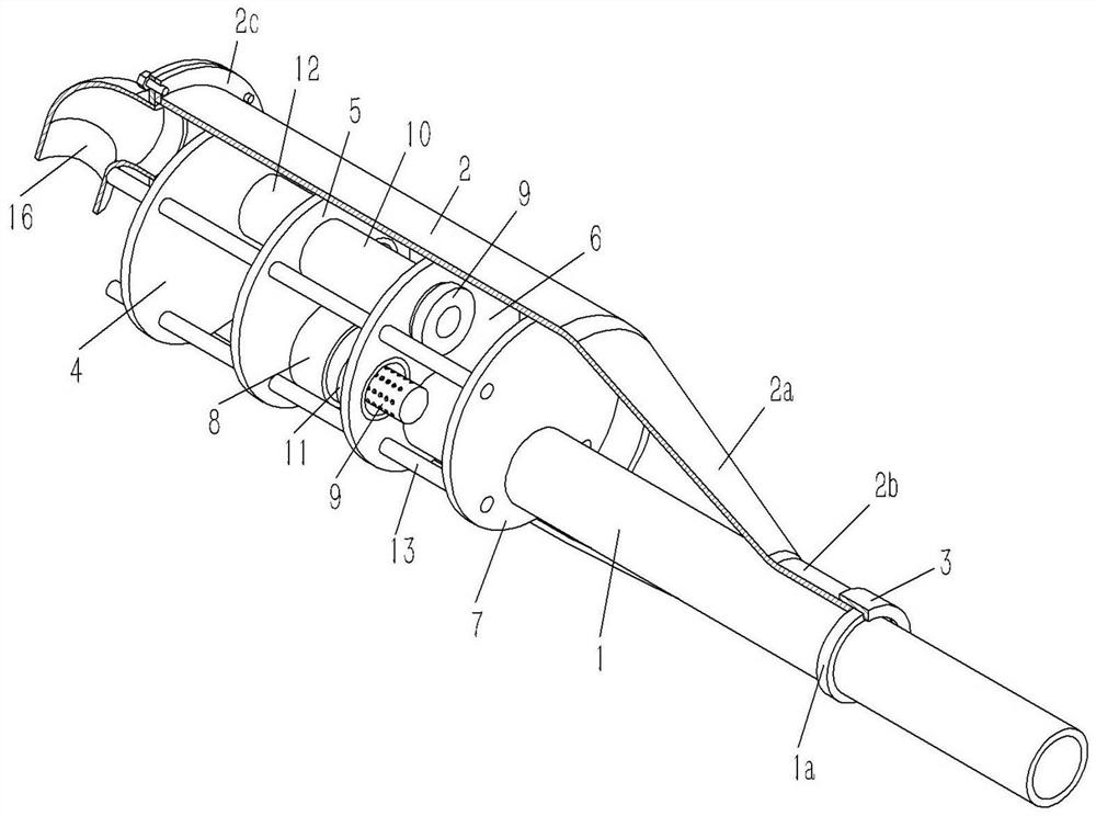 Multi-loop type silencer on motorcycle