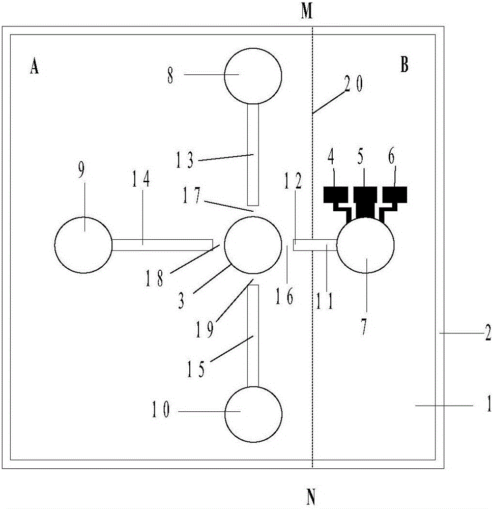 Method for detecting biological toxicity of water pollutants by anodic current detection of paper-based microfluidic chip