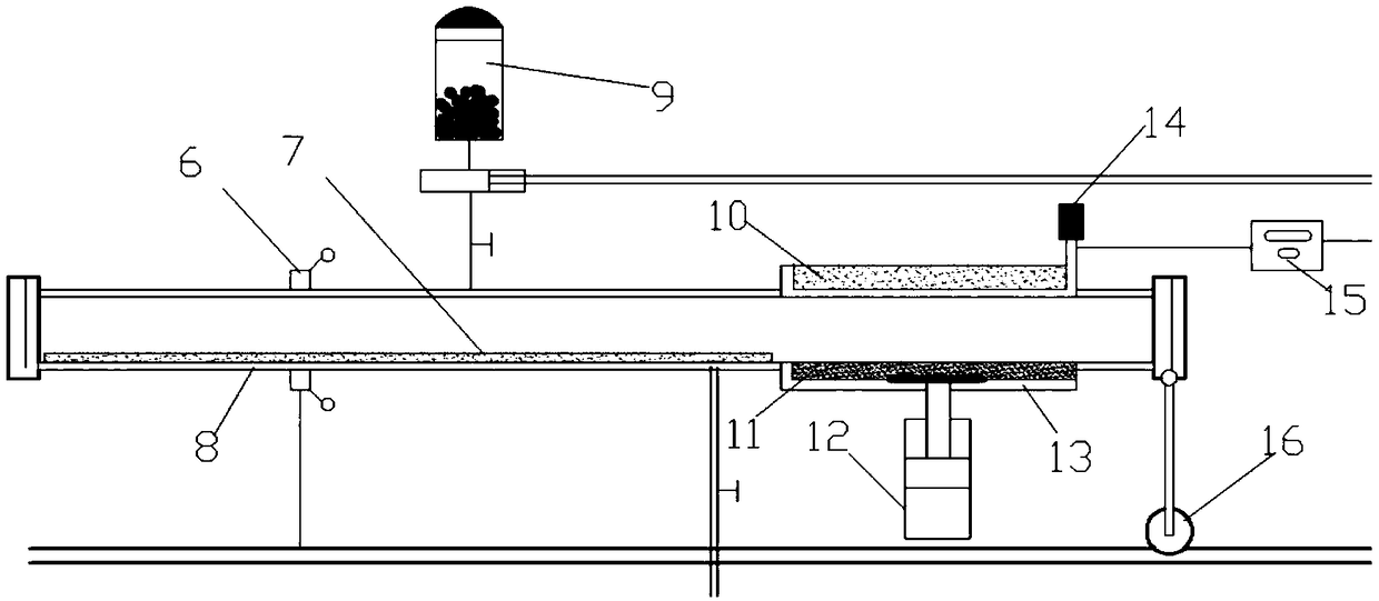 Experimental device for drilling lubricity of horizontal well considering cuttings bed and experimental method