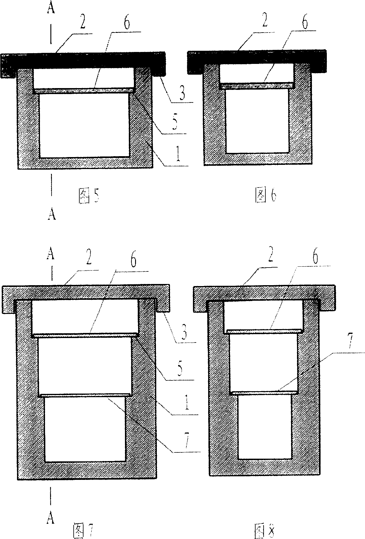 Fiber reinforced artificial stone tomb box and its manufacturing method