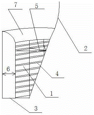 Silencing structure for power plant water cooling tower