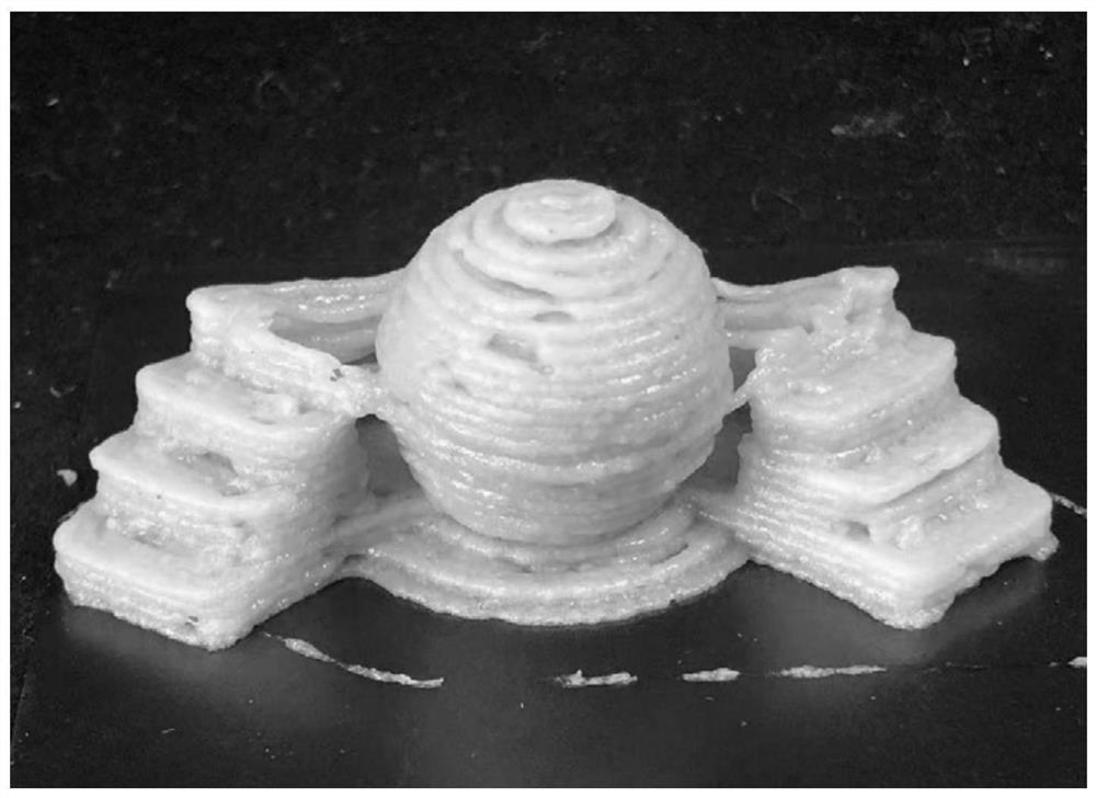 Flammulina velutipes polysaccharide-soybean protein gel suitable for 3D printing and preparation method thereof