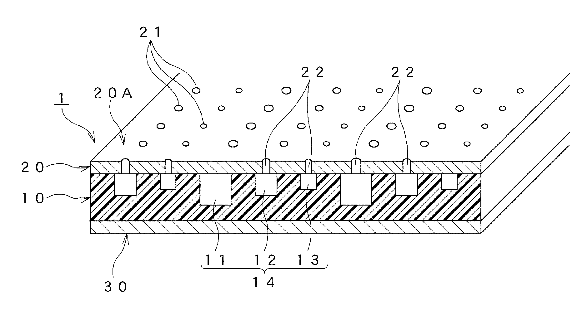 Structure having sound absorption characteristic
