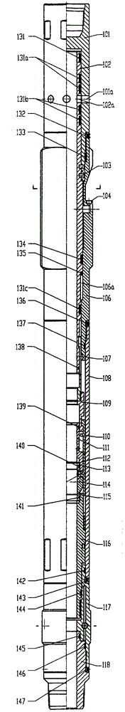 Straddle perforating and testing combining string capable of firstly testing lower layer and operation method thereof