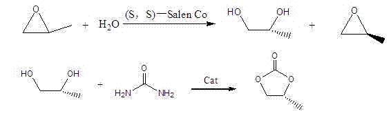Preparation method of (R)-propylene carbonate