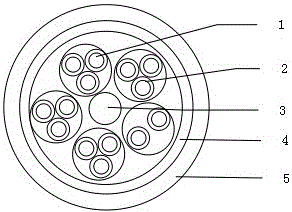 Drag chain cable and its preparation process