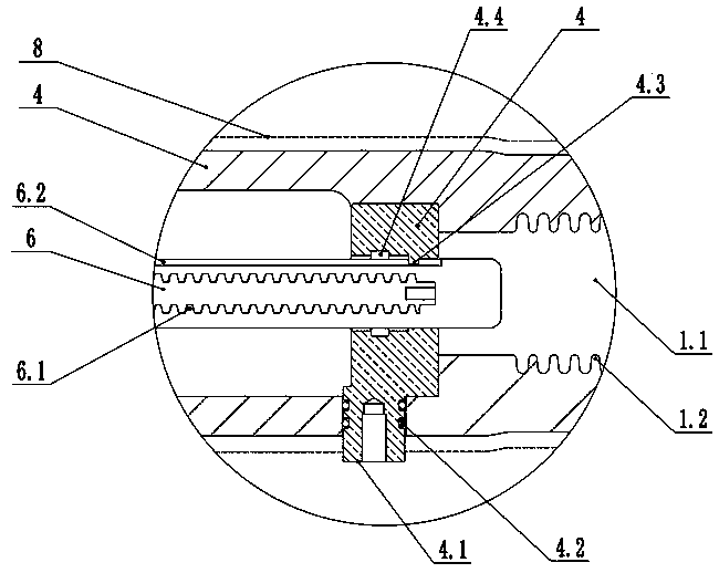 Railway traction variable-high voltage grounding switch