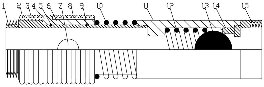 Continuous oil pipe injection device, injection method, and method for changing oil pipe with non-stop pump