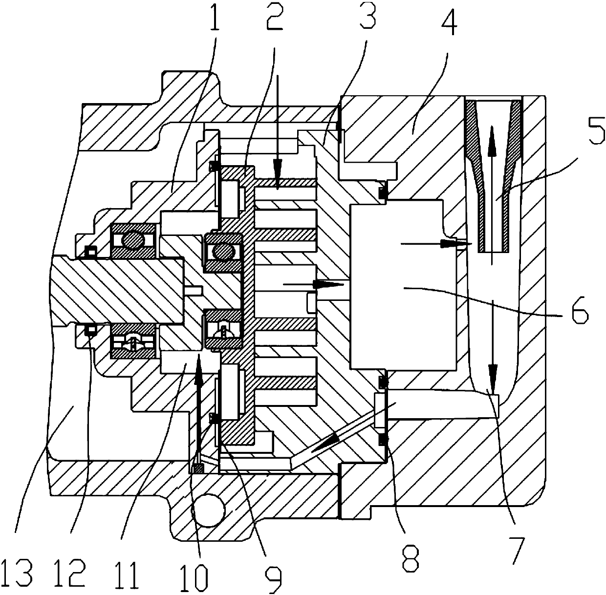 A scroll compressor