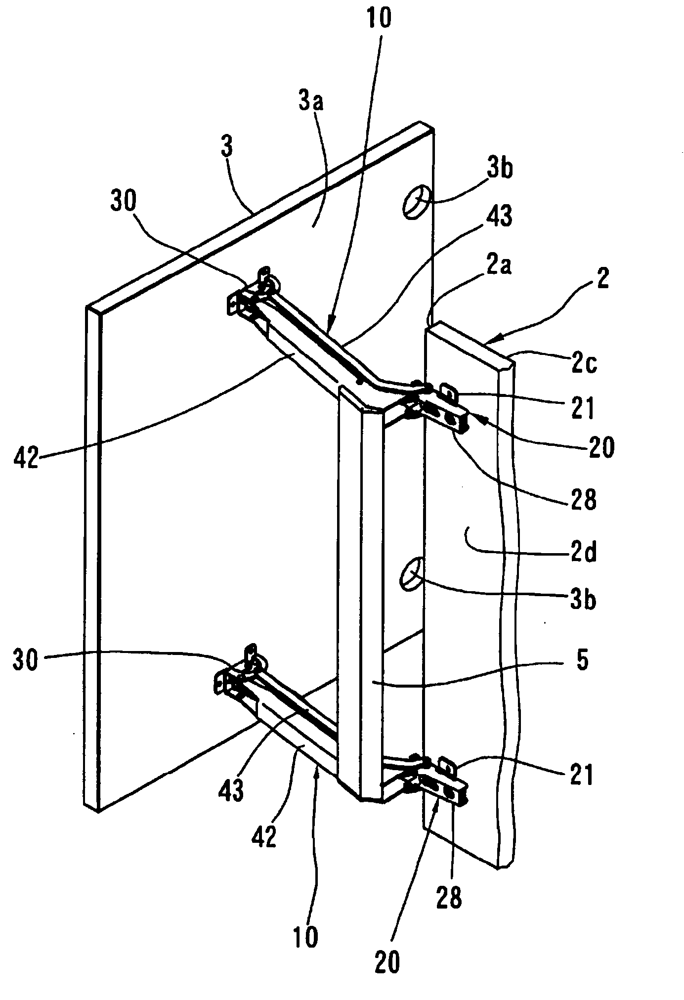 Hinge device and housing device