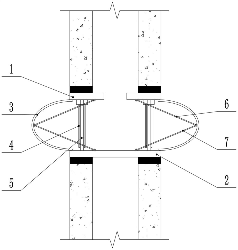An extruded and expanded branch-disc pile connection structure for prestressed pipe piles