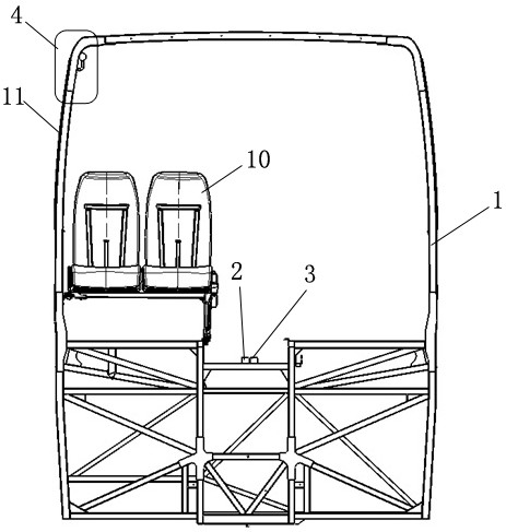 Side air curtain protection system and vehicle