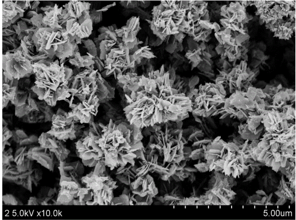 Synthetic method for three-dimensional structure assembled by La surface-modified ZnO nanosheets