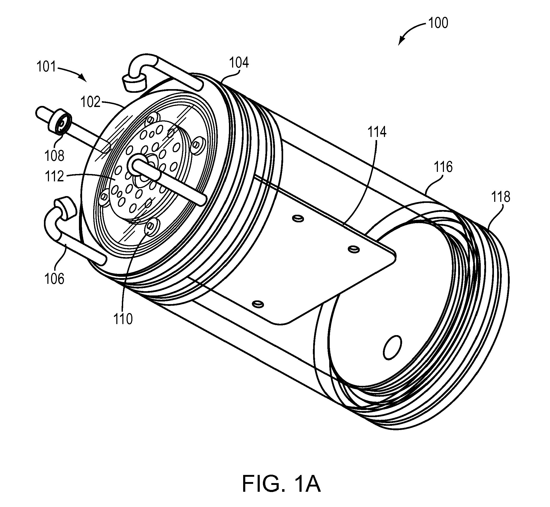 Processing unit and method for separating hydrocarbons from feedstock material