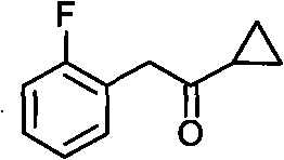 Method for preparing cyclopropyl o-fluobenzyl ketone