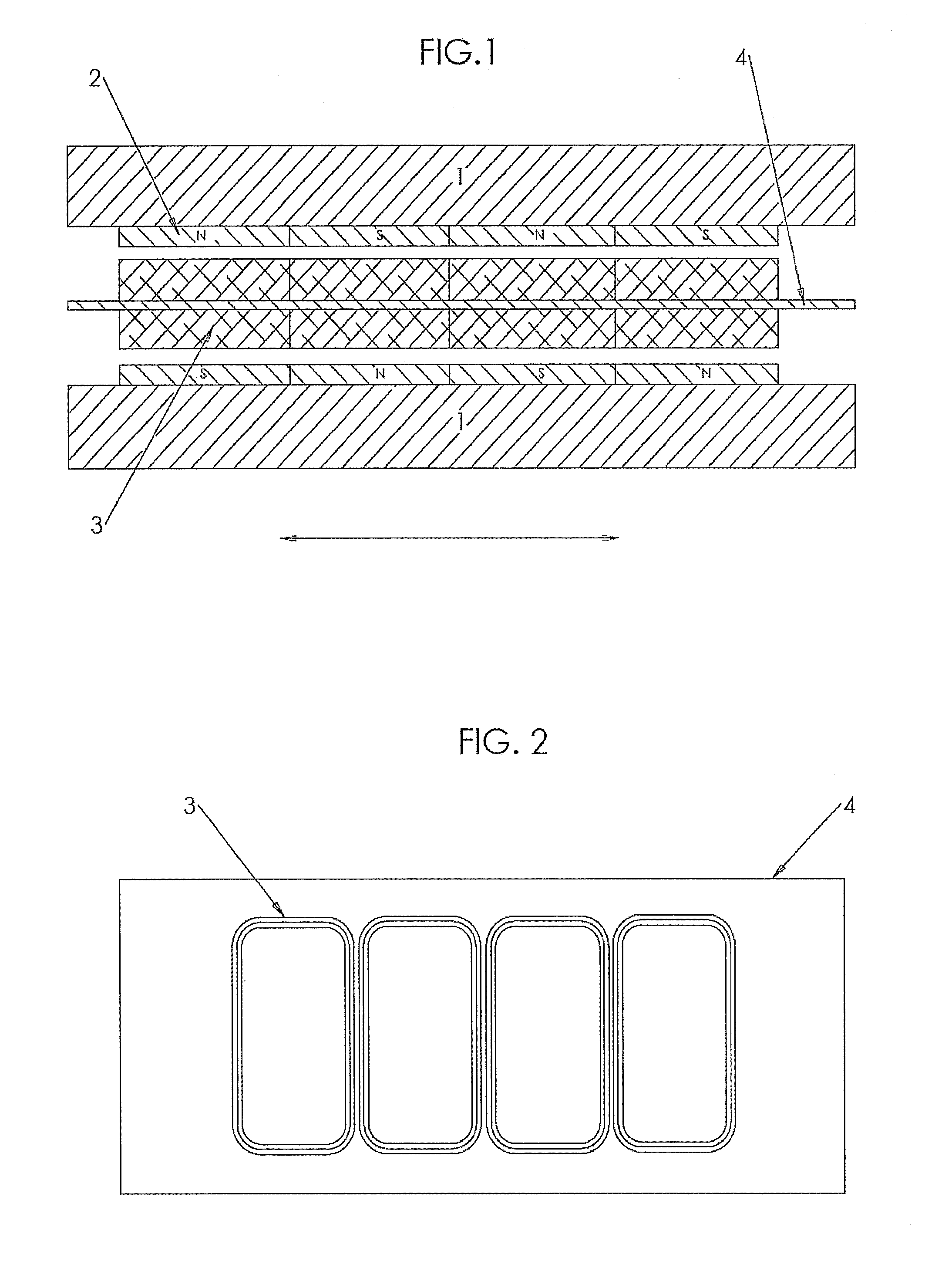 Electromagnetic load device for an apparatus for physical exercise, and apparatus provided with said device