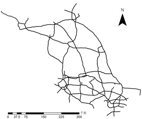 A multi-factor automatic update method for road space network