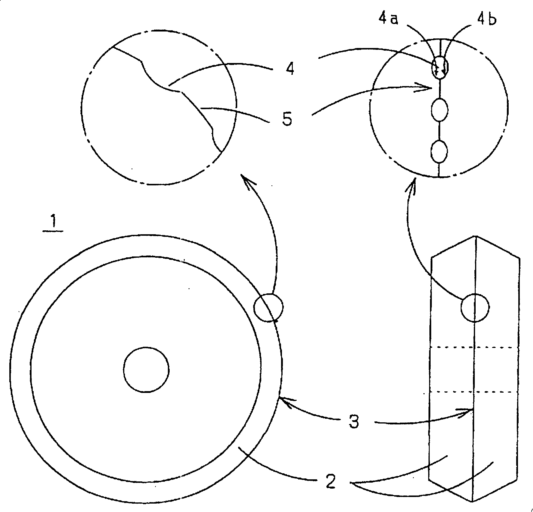 Cutting roller for fragile material substrate and line drawer therewith