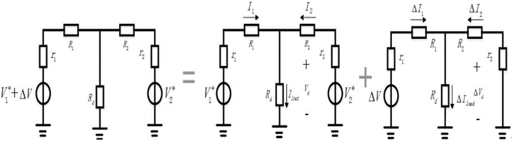 Droop control based decoupling control method for direct current microgrid converter