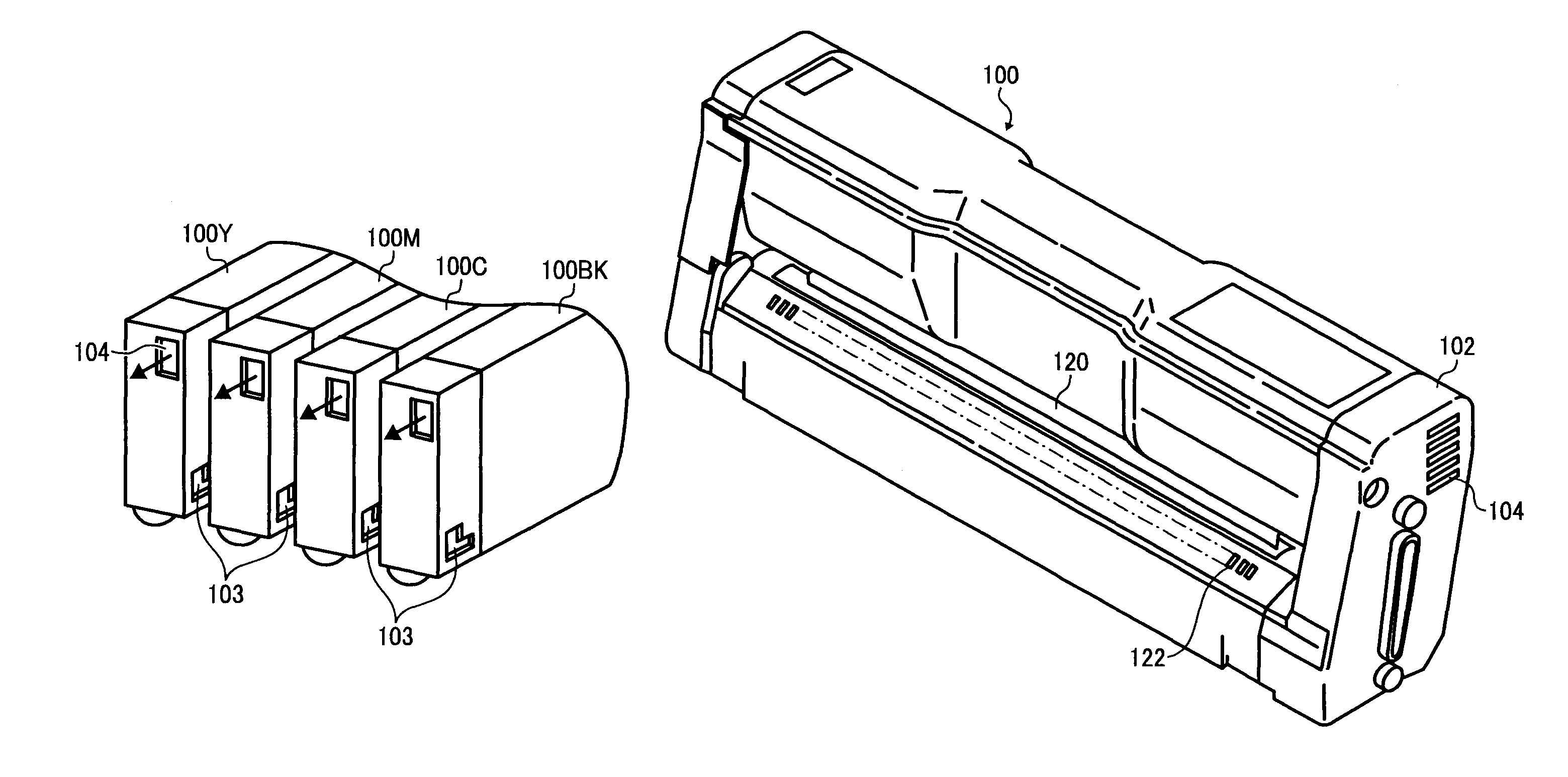 Process cartridge having air inlets and outlets for cooling gears disposed in the process cartridge
