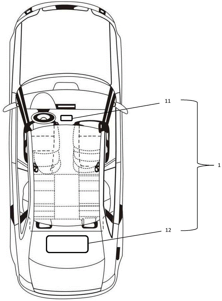 Vehicle-mounted display device and method