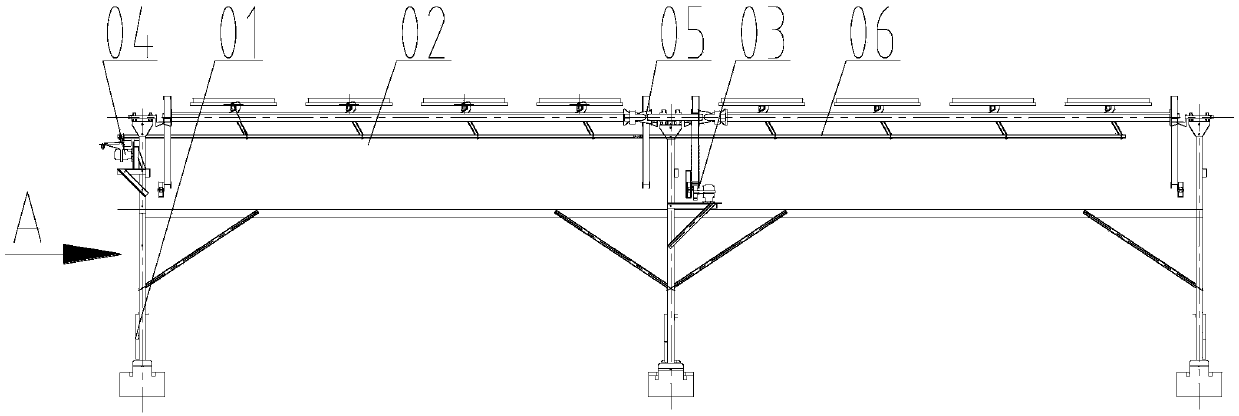 A dual-axis tracking photovoltaic power generation device