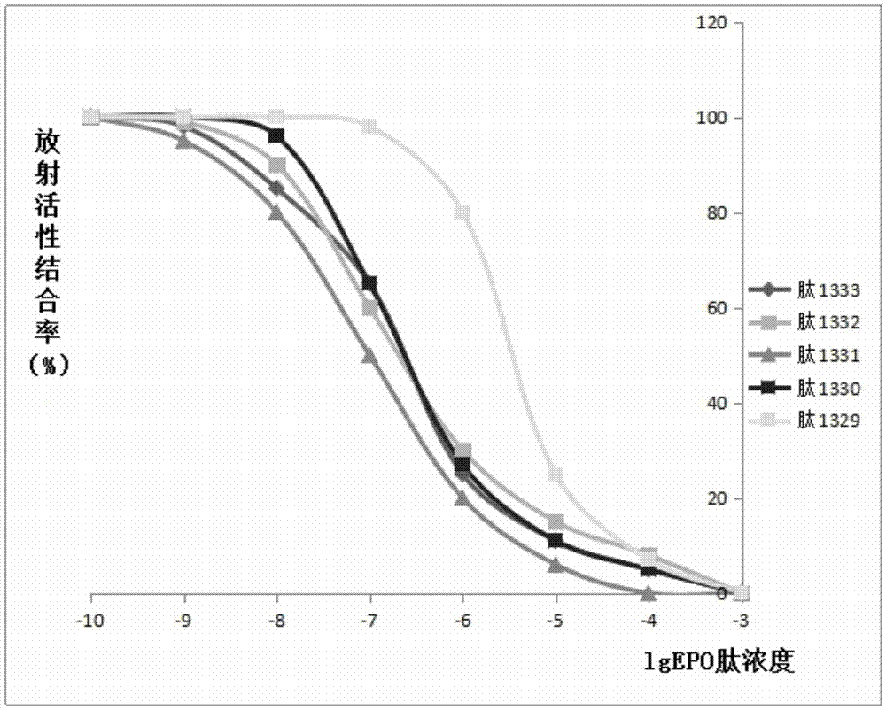 Hemopoietin peptide, hemopoietin peptide derivative, hemopoietin peptide polymer, preparation method of hemopoietin peptide and application of hemopoietin peptide