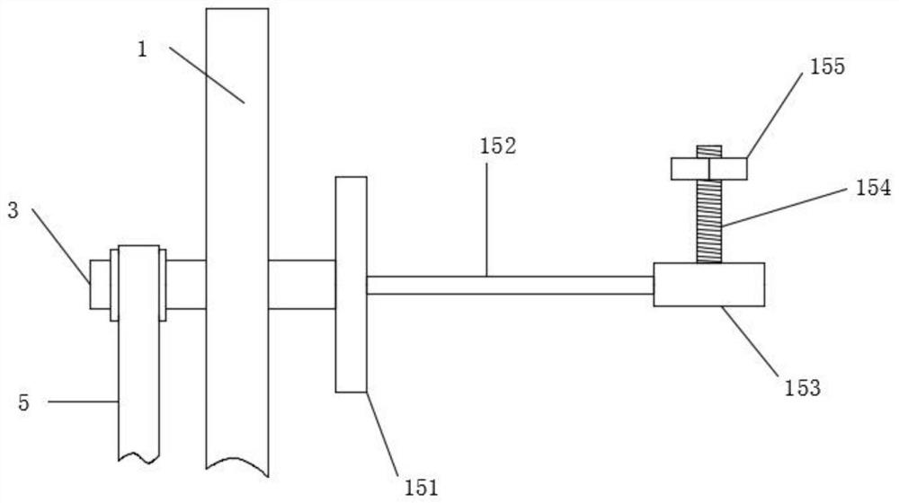 Overturning-type fan blade supporting device used for fan blade detection