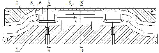 Heavy truck front axle bending die