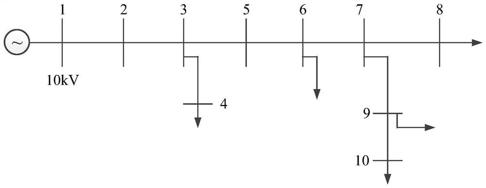 A PMU-based identification method and system for T-type line parameters of distribution network