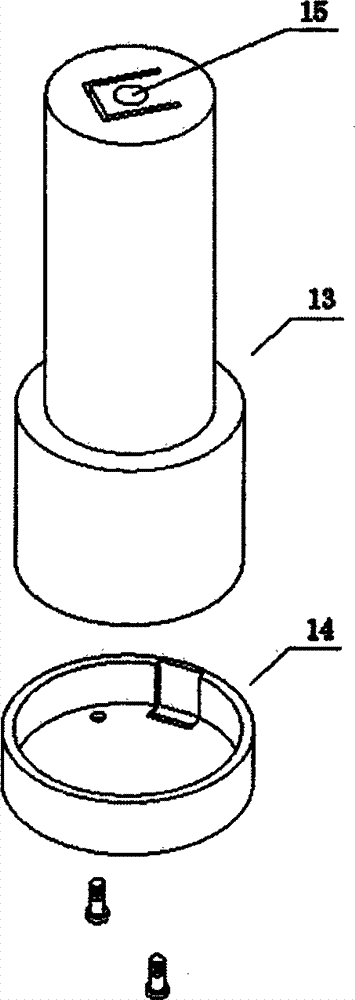 Side-mounted water temperature and level sensor of solar water heater