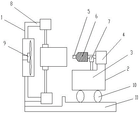 Processing device of carbon hollow bar