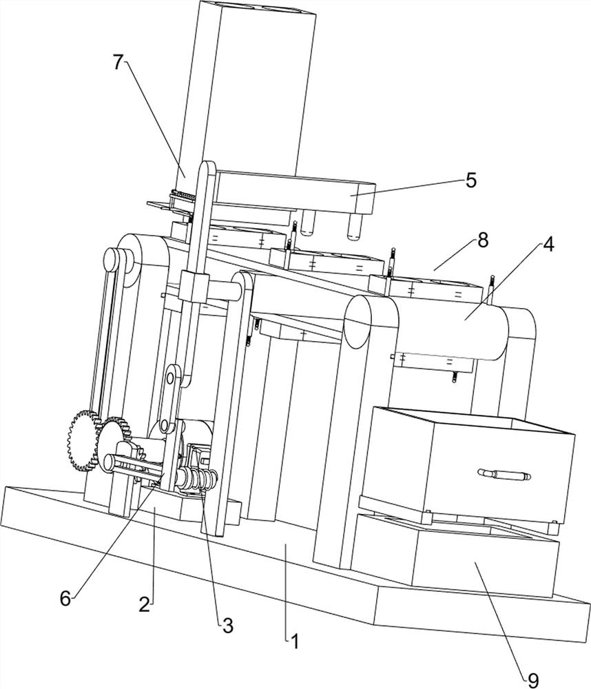 Automatic log perforating device