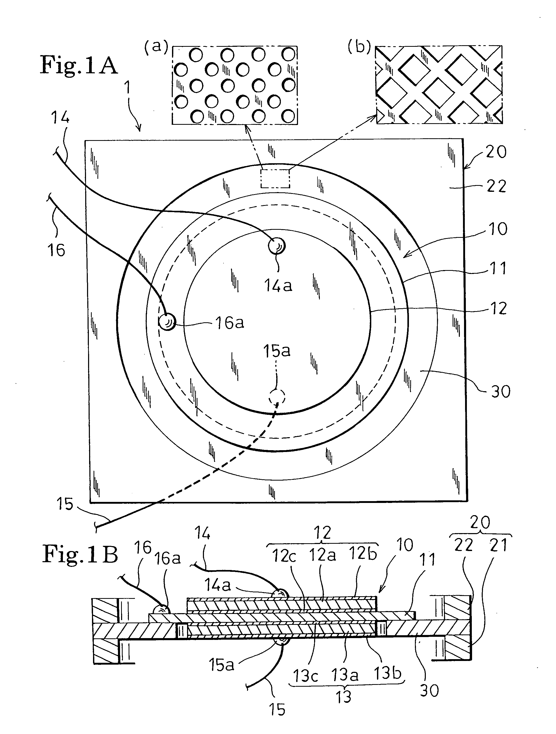 Piezoelectric electroacoustic transducing device