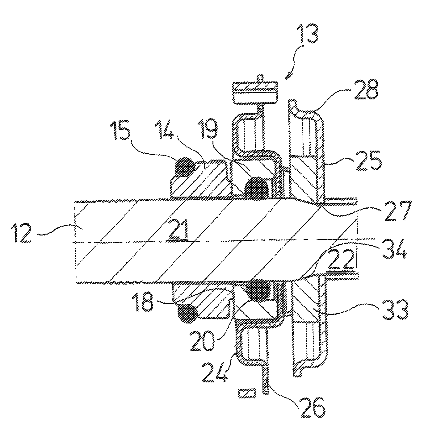 Multi-stage centrifugal pump (axial face seal)