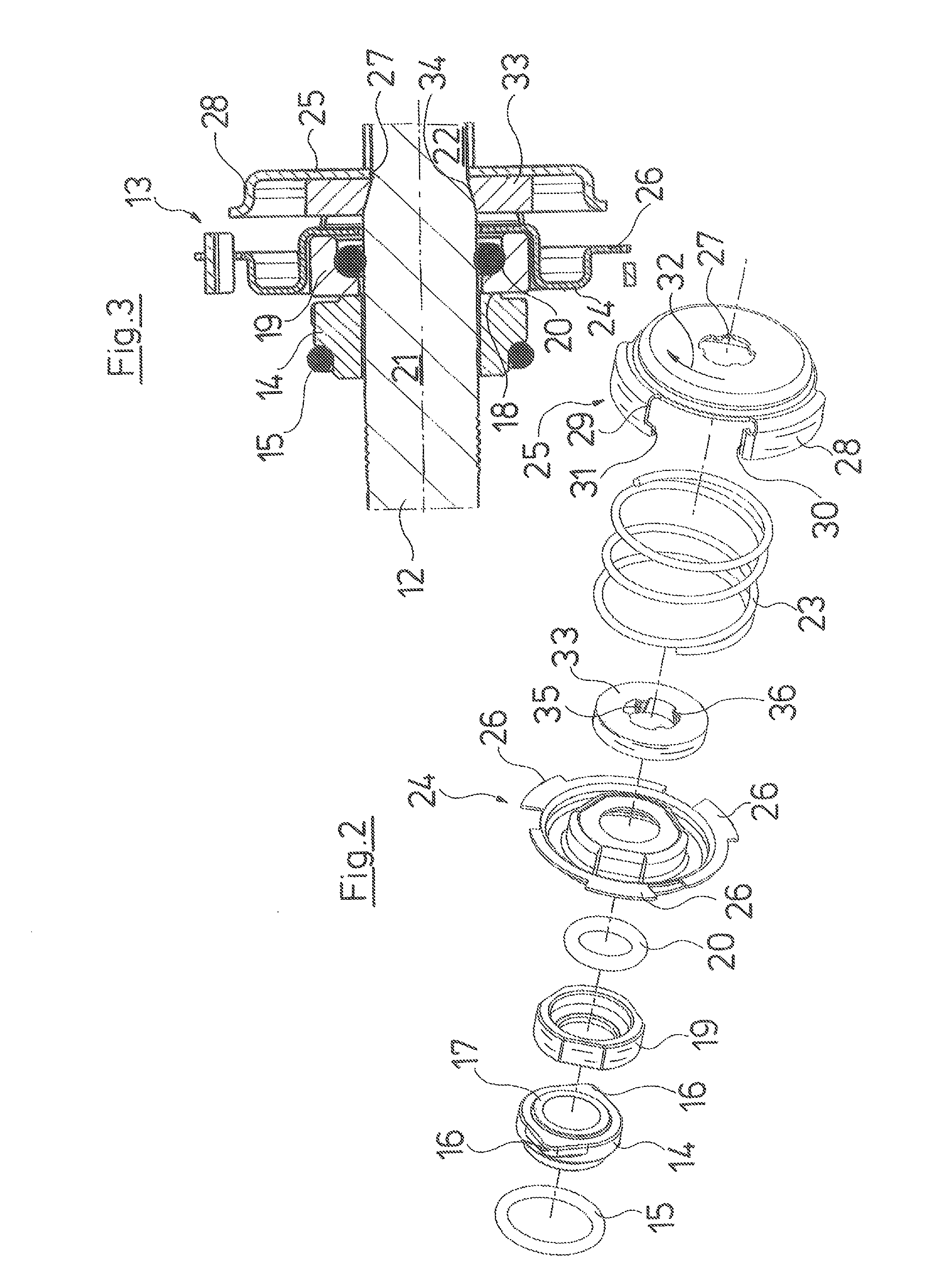 Multi-stage centrifugal pump (axial face seal)