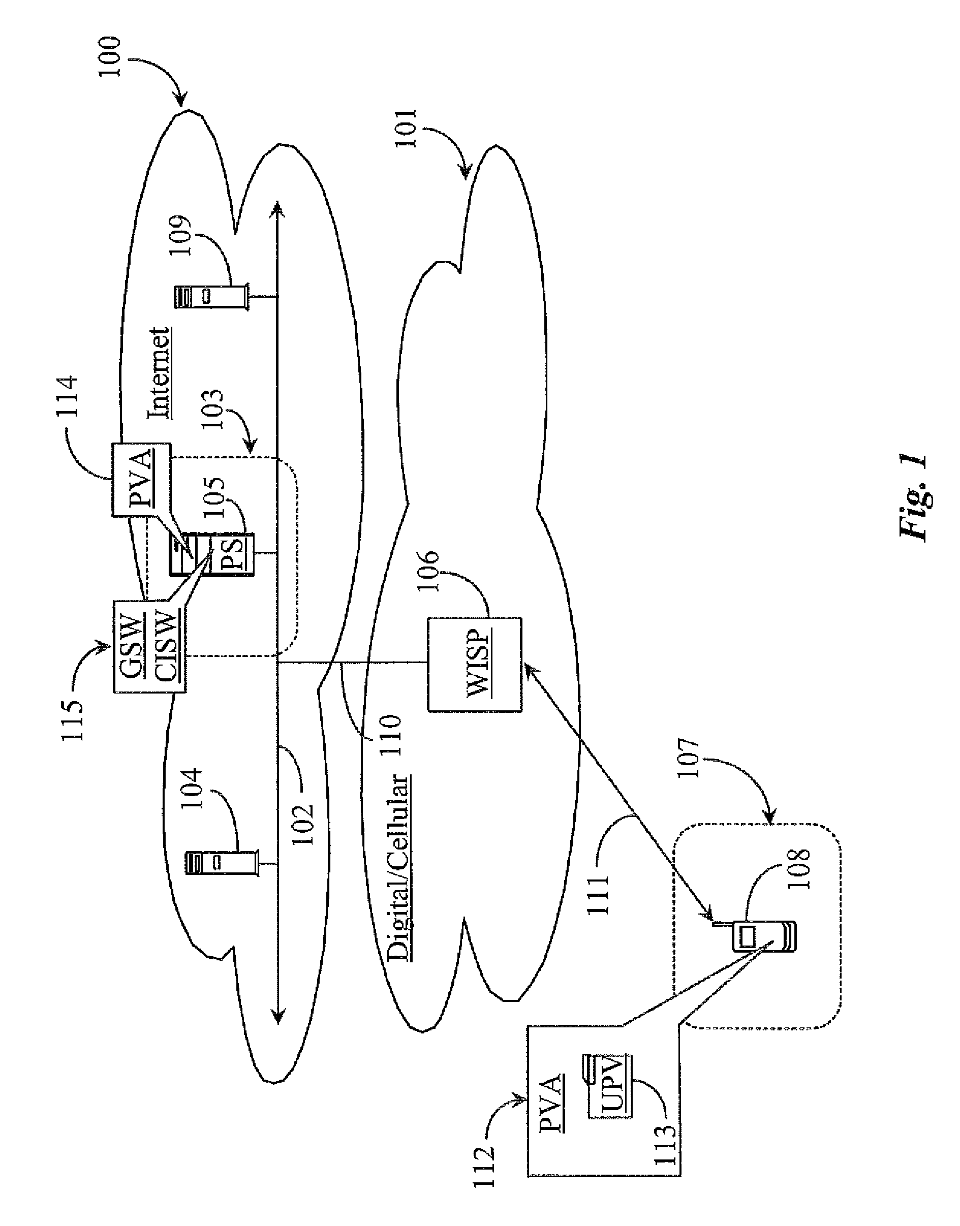 System for performing web authentication of a user by proxy