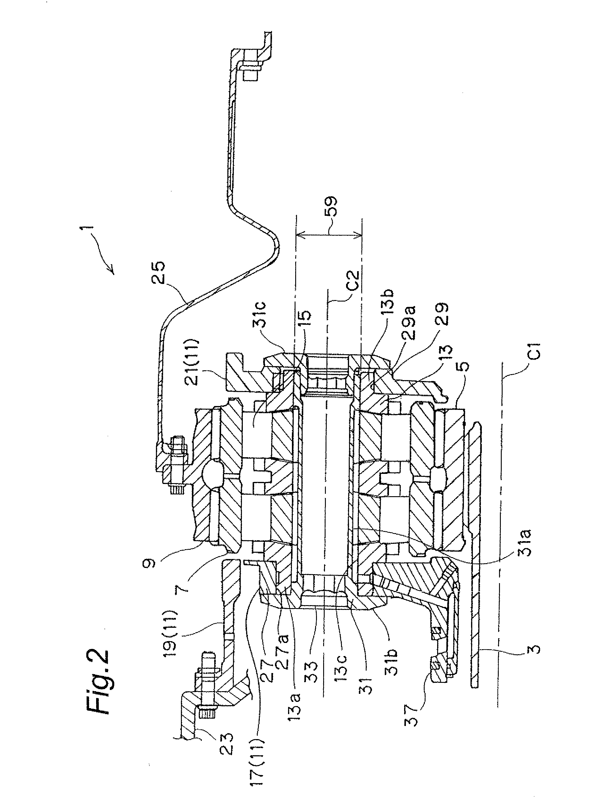 Planetary gear reduction system