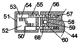 Automatic hair washing transmission device for barbershop