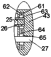 Automatic hair washing transmission device for barbershop