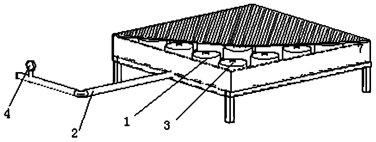 Device and method for testing real fire of compression member